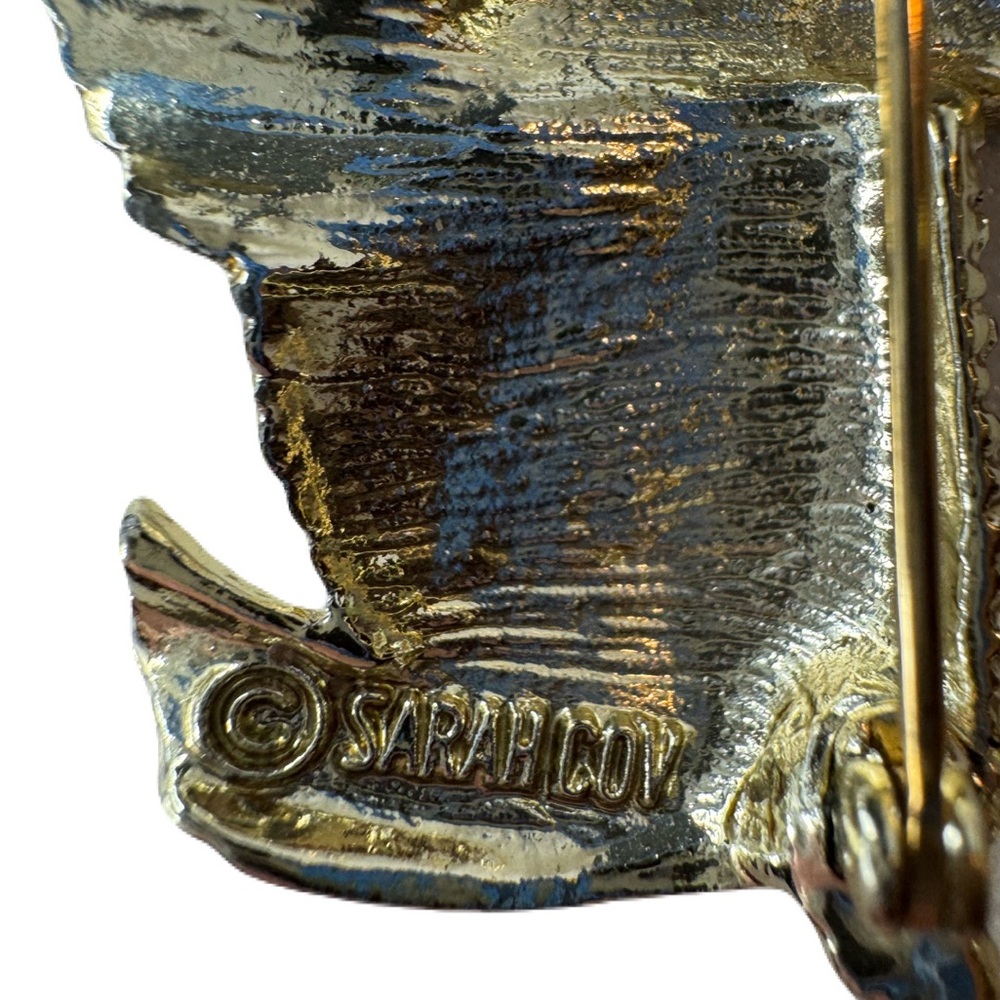 Sarah Coventry Shaggy Dog Vintage Brooch - Picture 3 of 3